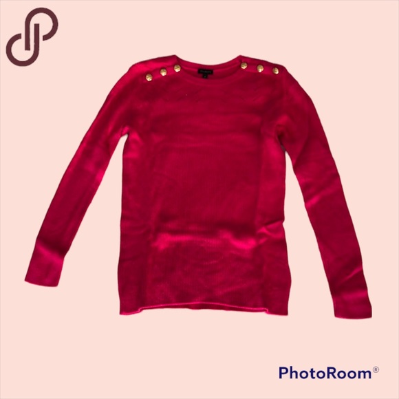 Talbots pink long sleeve sweater - Picture 1 of 4